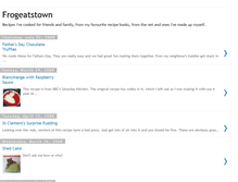 Tablet Screenshot of frogeatstown.blogspot.com