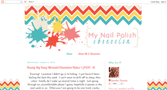 Desktop Screenshot of mynailpolishobsession.blogspot.com