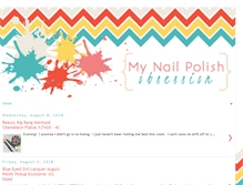 Tablet Screenshot of mynailpolishobsession.blogspot.com