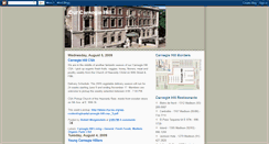Desktop Screenshot of carnegiehill.blogspot.com