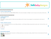 Tablet Screenshot of inkbabydesigns.blogspot.com