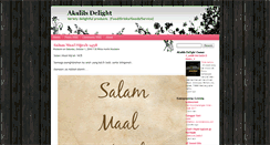 Desktop Screenshot of akalilsdelight.blogspot.com