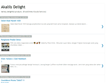 Tablet Screenshot of akalilsdelight.blogspot.com