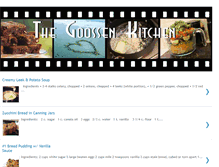 Tablet Screenshot of goossenkitchen.blogspot.com
