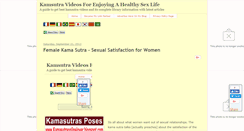 Desktop Screenshot of onlinekamasutravideosinformation.blogspot.com