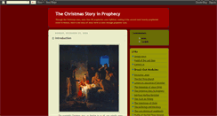 Desktop Screenshot of christmasinprophecy.blogspot.com