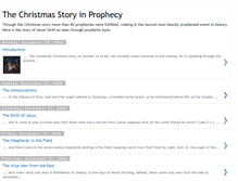 Tablet Screenshot of christmasinprophecy.blogspot.com