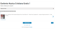 Tablet Screenshot of musicacristianaparadescargar.blogspot.com