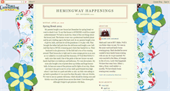 Desktop Screenshot of mjhemingway.blogspot.com