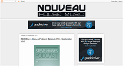 Desktop Screenshot of nouveauhousemusic.blogspot.com