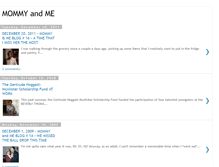 Tablet Screenshot of mommyandme2009.blogspot.com