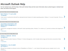Tablet Screenshot of outlook-help.blogspot.com