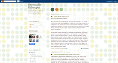 Desktop Screenshot of phoenixvillephilosophy.blogspot.com