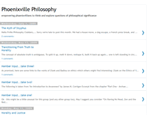 Tablet Screenshot of phoenixvillephilosophy.blogspot.com