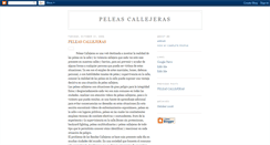 Desktop Screenshot of peleascallejeras-adrian.blogspot.com