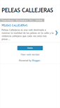 Mobile Screenshot of peleascallejeras-adrian.blogspot.com