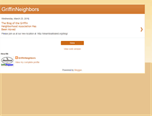 Tablet Screenshot of griffinneighbors.blogspot.com