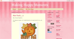 Desktop Screenshot of makinghappymoments.blogspot.com