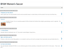 Tablet Screenshot of byuhwomenssoccer.blogspot.com