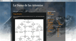 Desktop Screenshot of ladamadelasartemias.blogspot.com