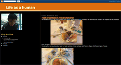 Desktop Screenshot of life-as-a-human-being.blogspot.com