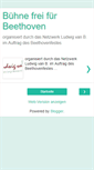 Mobile Screenshot of buehnefreifuerbeethoven.blogspot.com