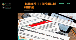 Desktop Screenshot of diario2011.blogspot.com