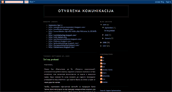 Desktop Screenshot of otvorenakomunikacija.blogspot.com