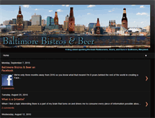 Tablet Screenshot of bmorebistroandbeers.blogspot.com