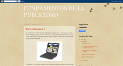 Desktop Screenshot of introduccinalapublicidad.blogspot.com