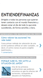 Mobile Screenshot of entiendefinanzas.blogspot.com