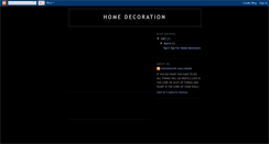 Desktop Screenshot of ho-decor.blogspot.com