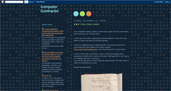 Desktop Screenshot of computercontractor.blogspot.com