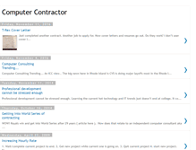 Tablet Screenshot of computercontractor.blogspot.com