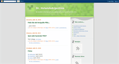 Desktop Screenshot of holandoargentino.blogspot.com