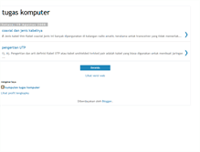 Tablet Screenshot of kumpulantugaskomputer.blogspot.com
