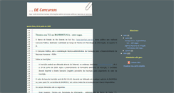 Desktop Screenshot of deconcursos.blogspot.com