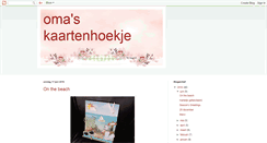 Desktop Screenshot of hetkaartenhoekje.blogspot.com