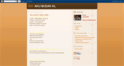 Desktop Screenshot of akubudakkl.blogspot.com