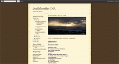 Desktop Screenshot of deathfrontier.blogspot.com