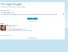 Tablet Screenshot of jugglestruggle.blogspot.com