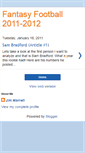 Mobile Screenshot of fantasyfootball2011-2012.blogspot.com
