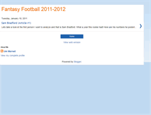 Tablet Screenshot of fantasyfootball2011-2012.blogspot.com