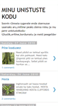 Mobile Screenshot of minuunistustekodu.blogspot.com