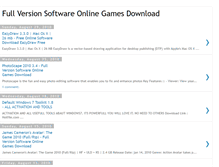 Tablet Screenshot of fullversionsoftwaredownload.blogspot.com