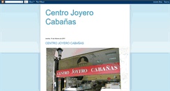 Desktop Screenshot of centrojoyerocabanas.blogspot.com