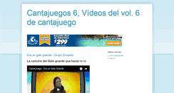 Desktop Screenshot of cantajuegos6.blogspot.com