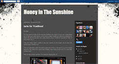 Desktop Screenshot of honeyinthesunshine.blogspot.com