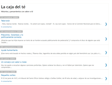 Tablet Screenshot of lacajadelte.blogspot.com