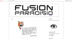 Desktop Screenshot of fusion-paradisio.blogspot.com